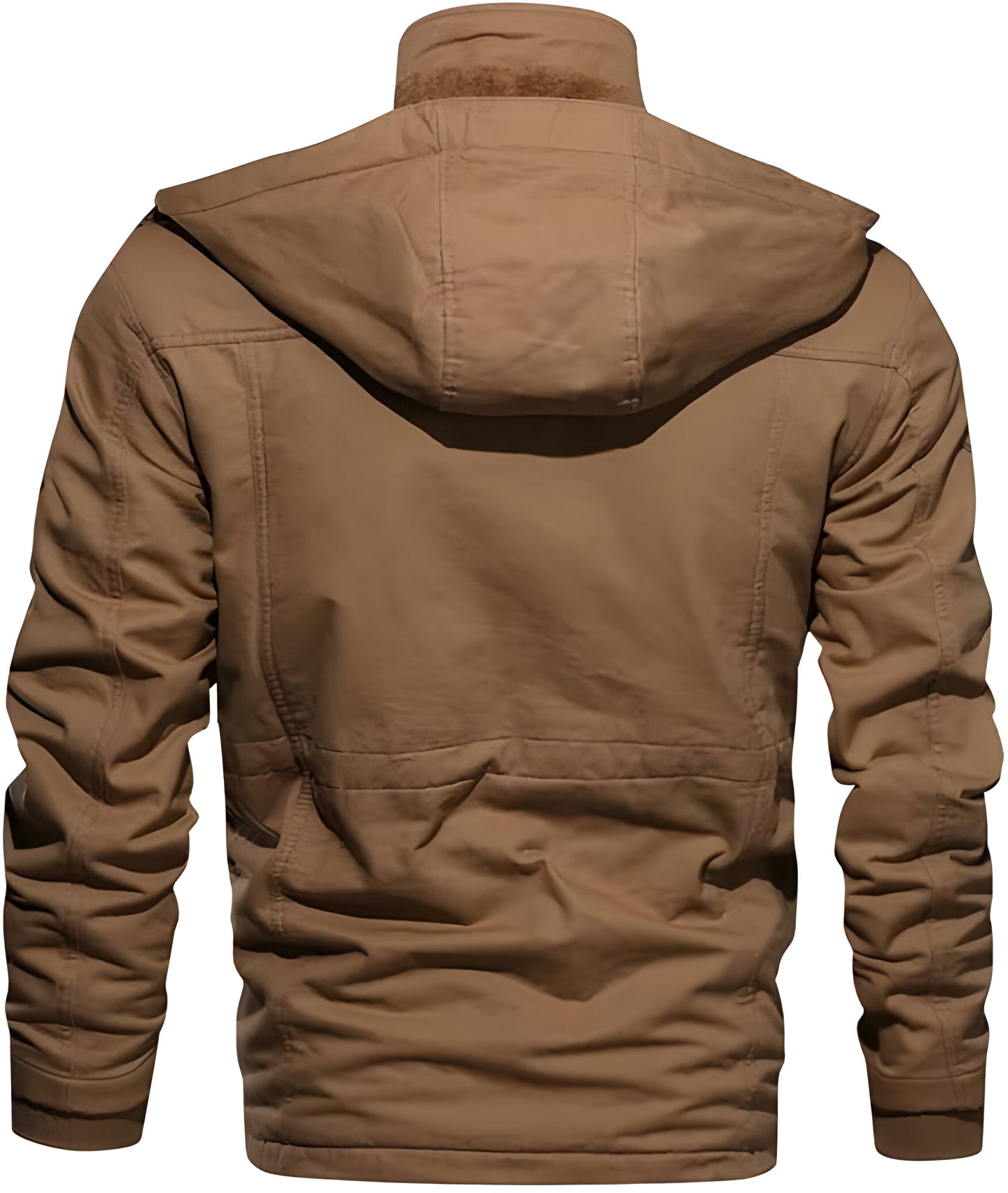 Men’s Warm Winter Jacket | Hooded Utility Multi Pocket