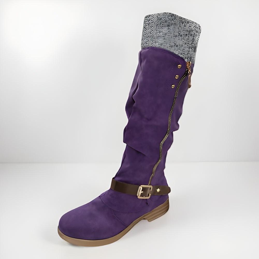 Women's Stylish Knee High Boots – Non-Slip Comfortable Fit