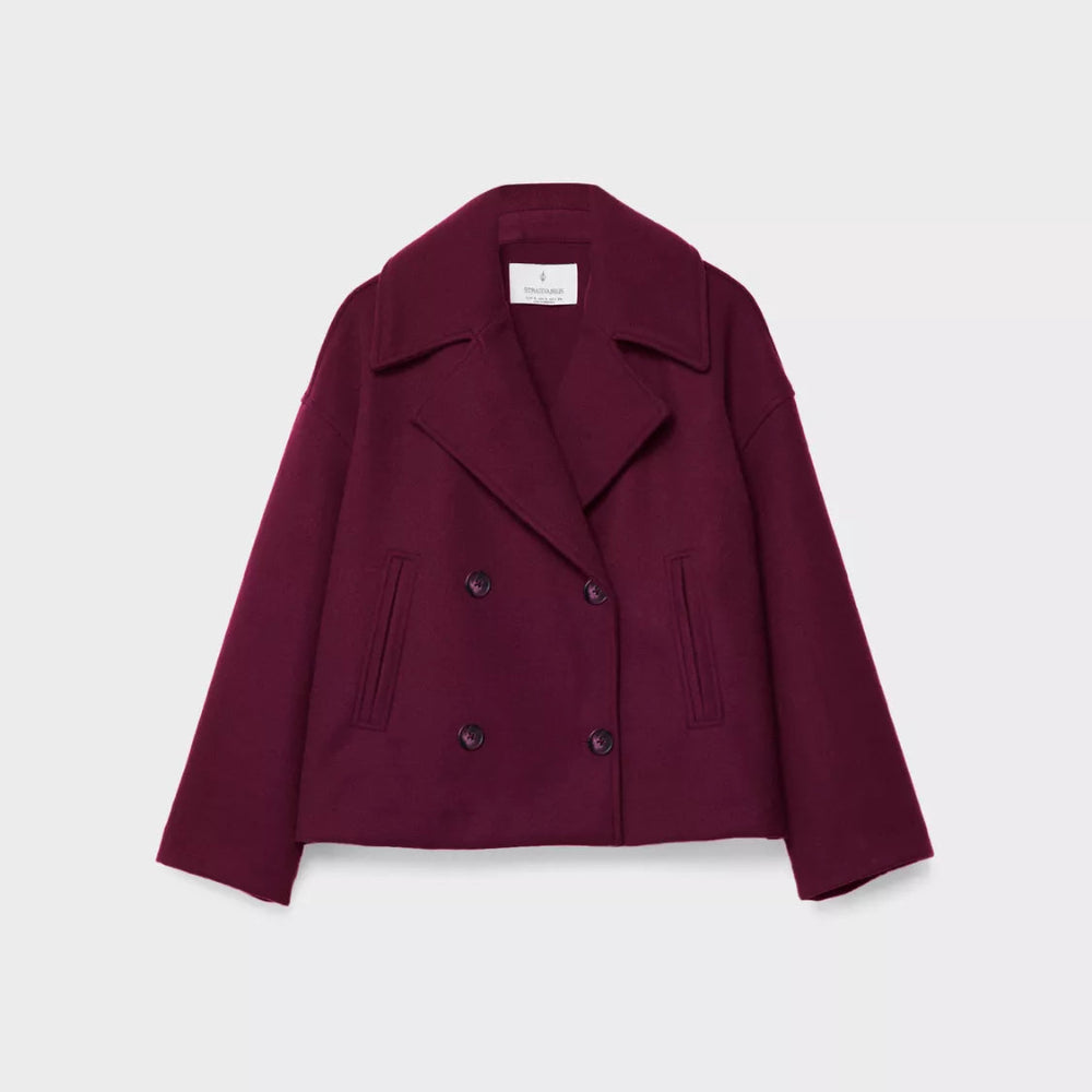 Women's Coats Chic Short Double-Breasted Casual Jacket 13