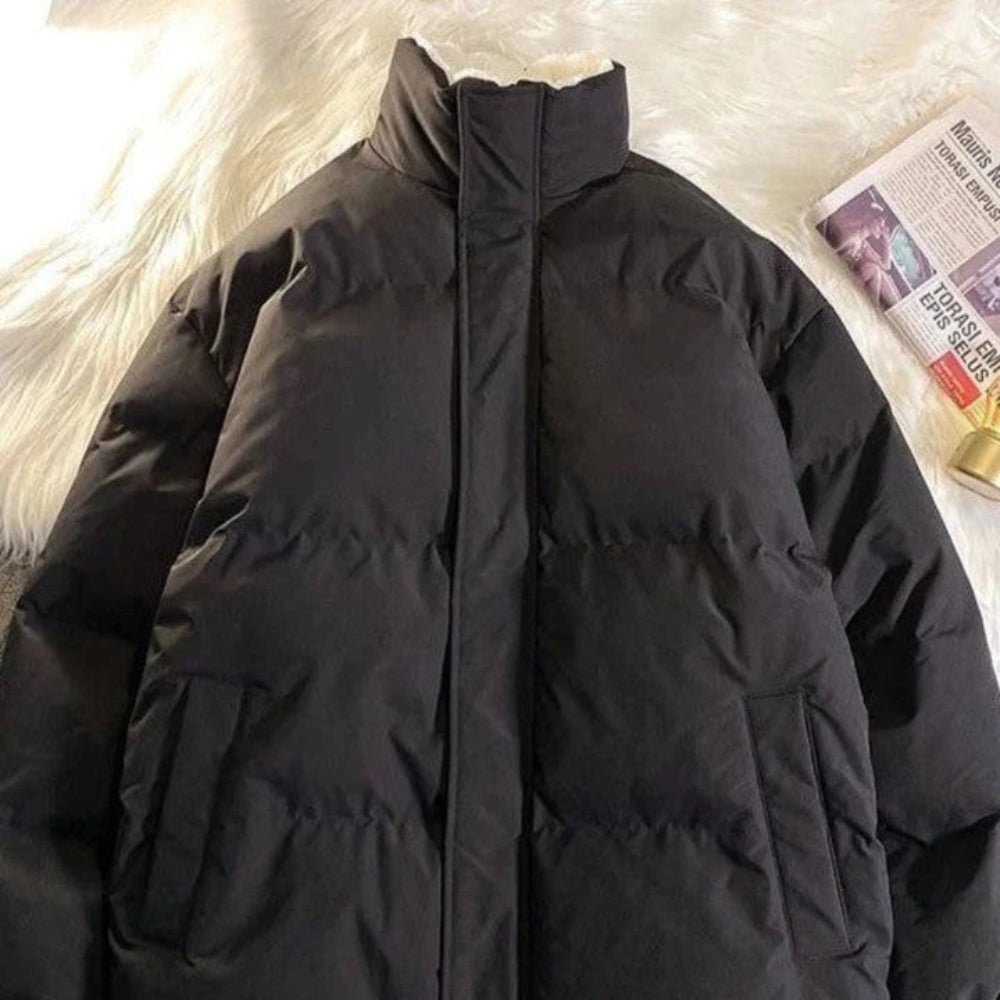 Women’s Fleece Lined Puffer Winter Coat – Warm Windproof Jacket