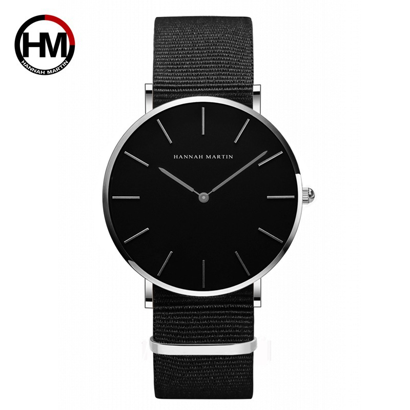 Men’s Minimalist Leather Strap Quartz Watch | Elegant Slim Design