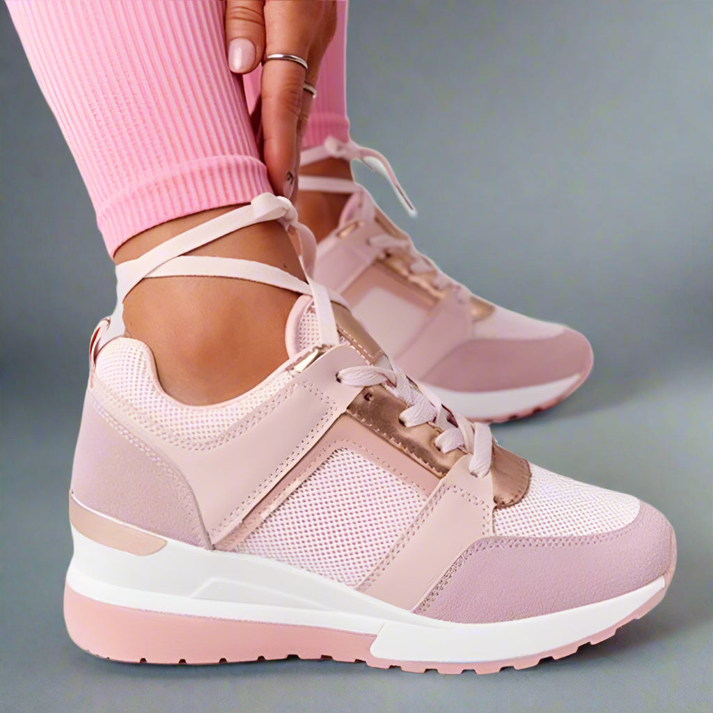 Stylish Comfortable Wedge Sneakers for Women - Image 5
