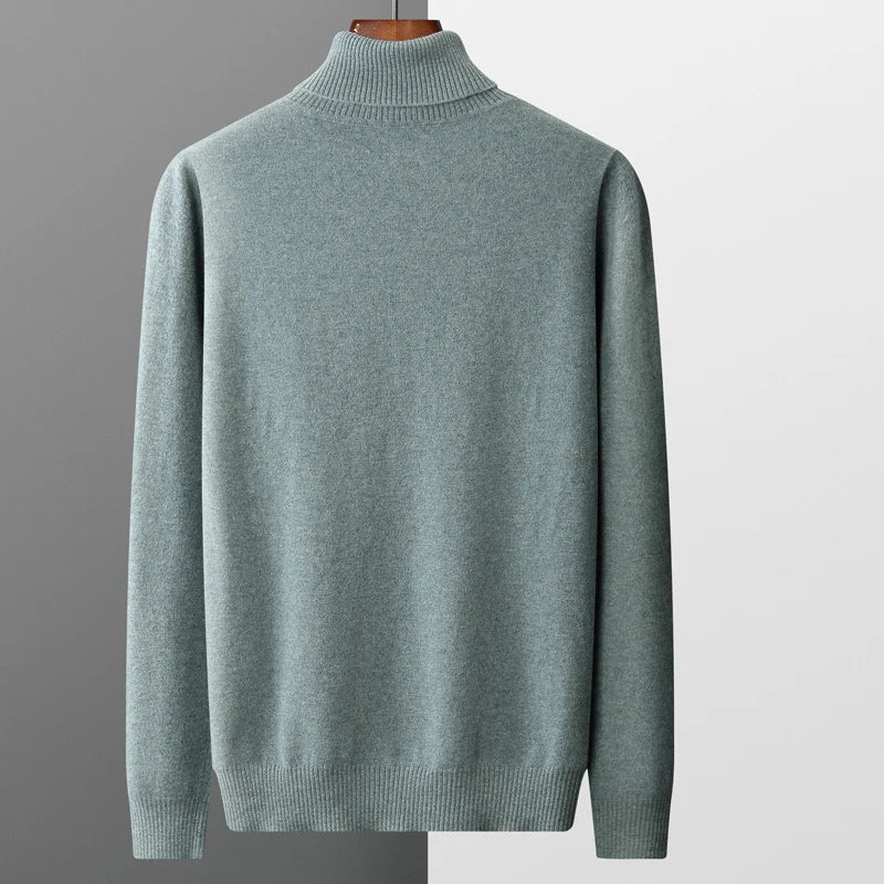 Men's Cashmere Turtleneck Sweater | Warm Knitwear Jumper
