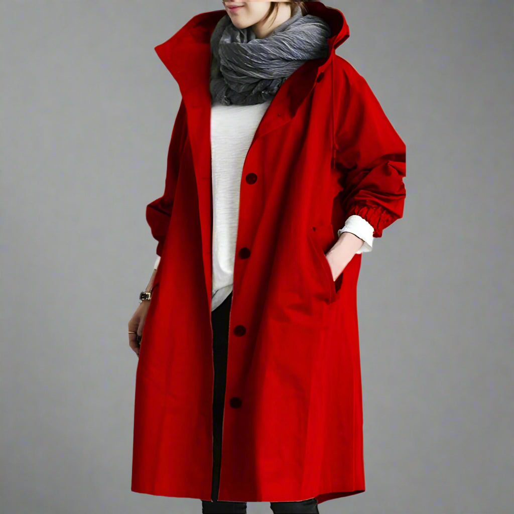 Women’s Oversized Trench Coat | Long Lightweight Casual