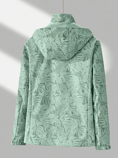 Women Waterproof Lightweight Jacket | Hooded Outdoor Windbreaker