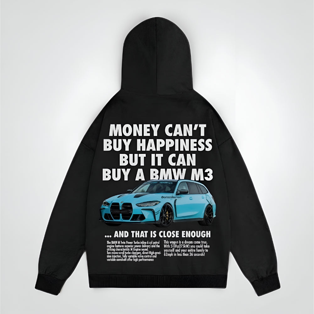 Men's Oversized Graphic Hoodie – Long Sleeve Streetwear