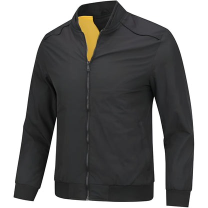 Men’s Lightweight Bomber Jacket | Casual Zip Up Flight Style