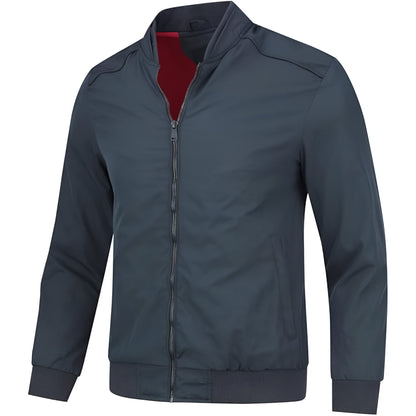 Men’s Lightweight Bomber Jacket | Casual Zip Up Flight Style