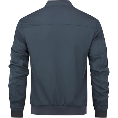 Men’s Lightweight Bomber Jacket | Casual Zip Up Flight Style