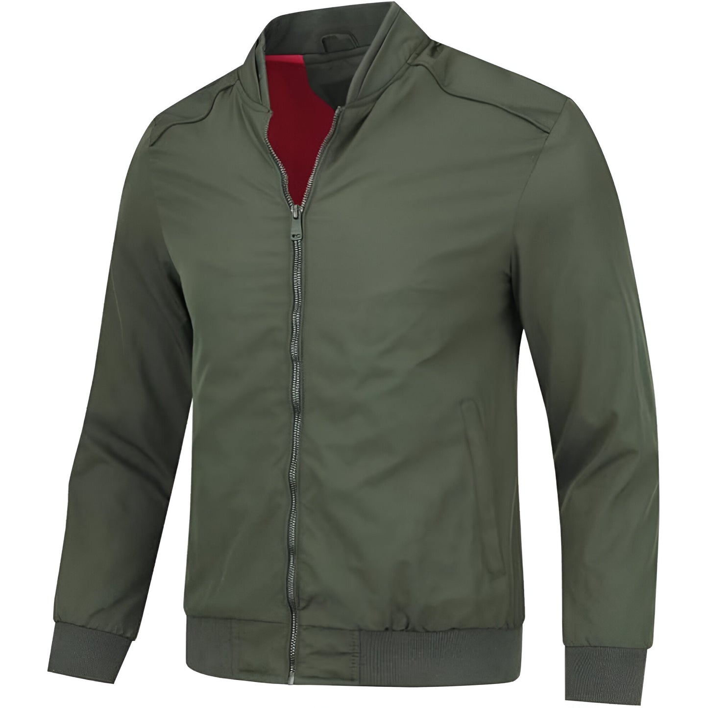 Men’s Lightweight Bomber Jacket | Casual Zip Up Flight Style