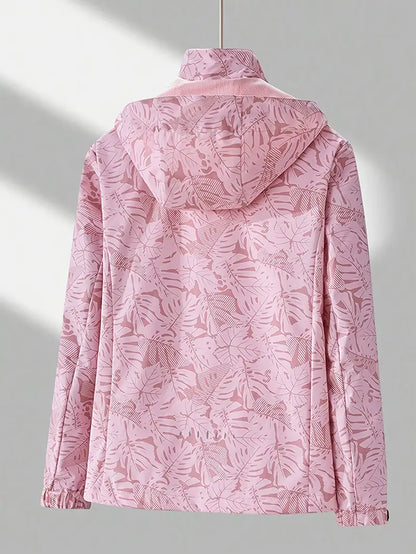 Women Waterproof Lightweight Jacket | Hooded Outdoor Windbreaker