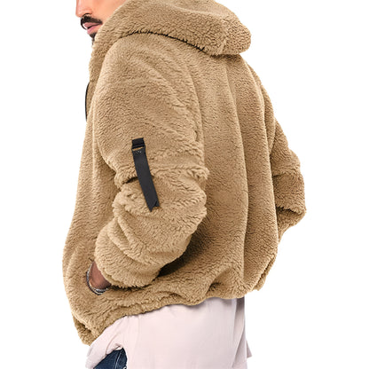 Men’s Sherpa Fleece Jacket | Warm Cosy Zip Up Teddy
