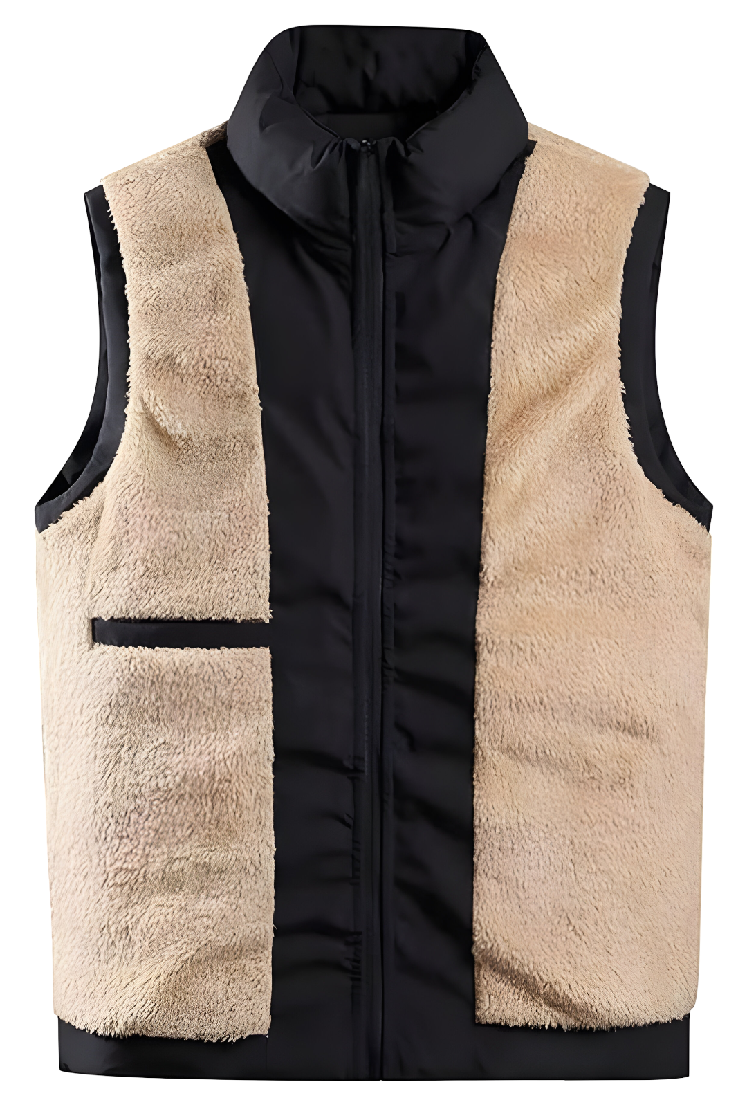 Men’s Padded Winter Vest | Warm Fleece Lined Sleeveless Gilet