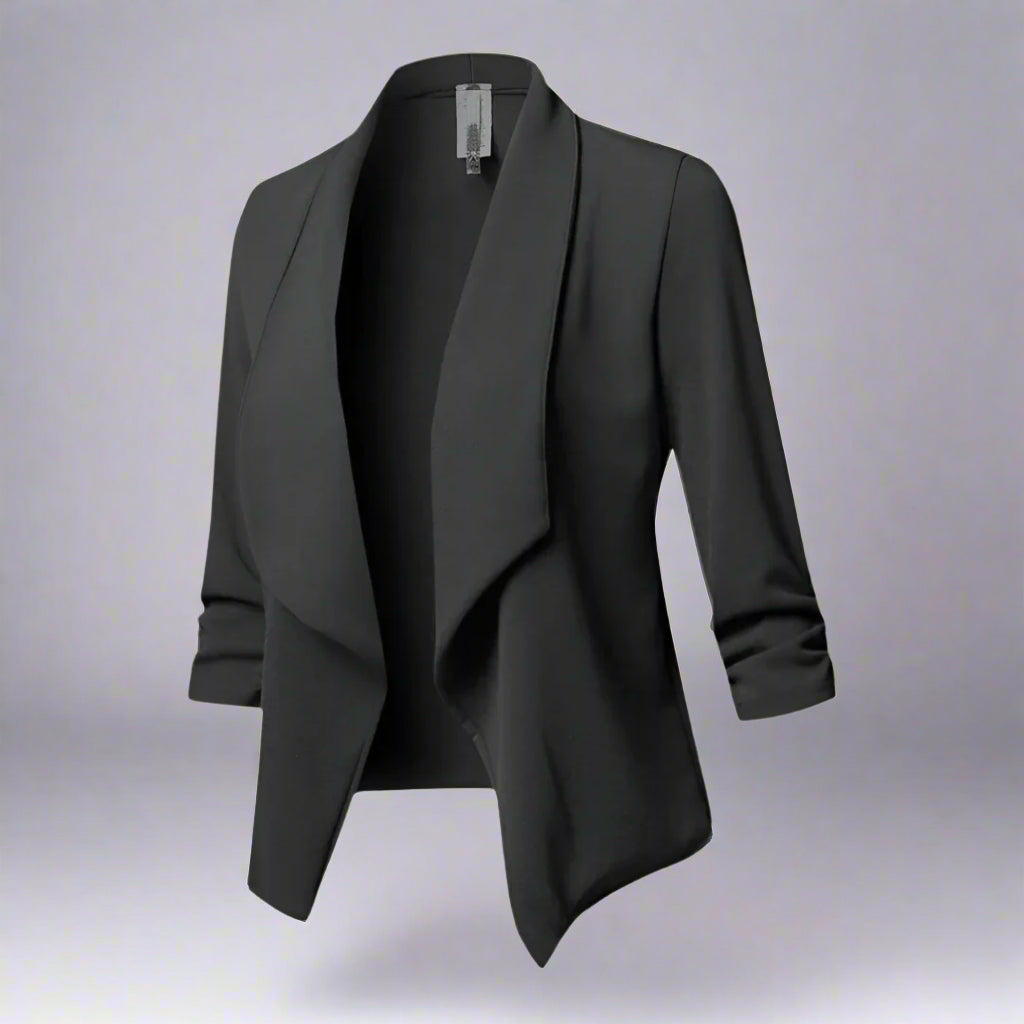 Women’s Casual Blazer | Lightweight Open Front Waterfall