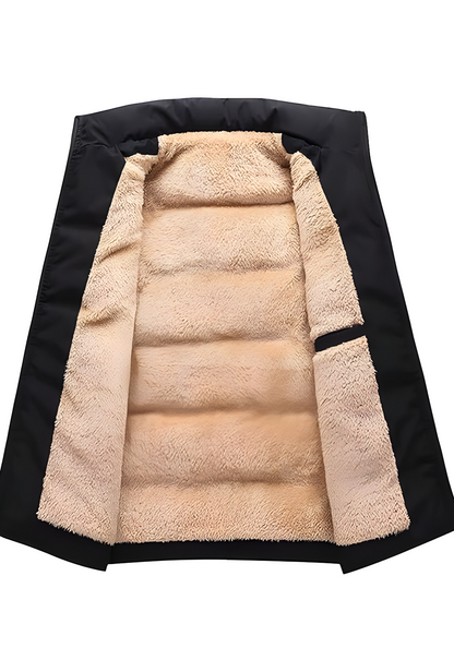 Men’s Padded Winter Vest | Warm Fleece Lined Sleeveless Gilet