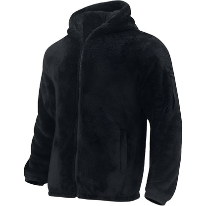 Men’s Sherpa Fleece Jacket | Warm Cosy Zip Up Teddy