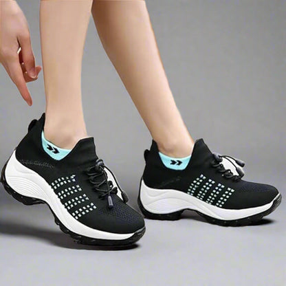 Women Comfortable Orthopedic Walking Shoes | Slip On, Breathable
