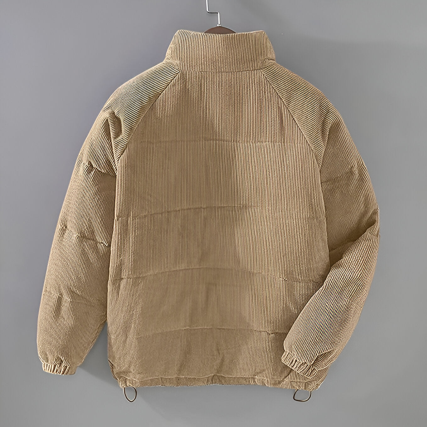 Men’s Corduroy Padded Jacket | Warm Quilted Casual Zip Up