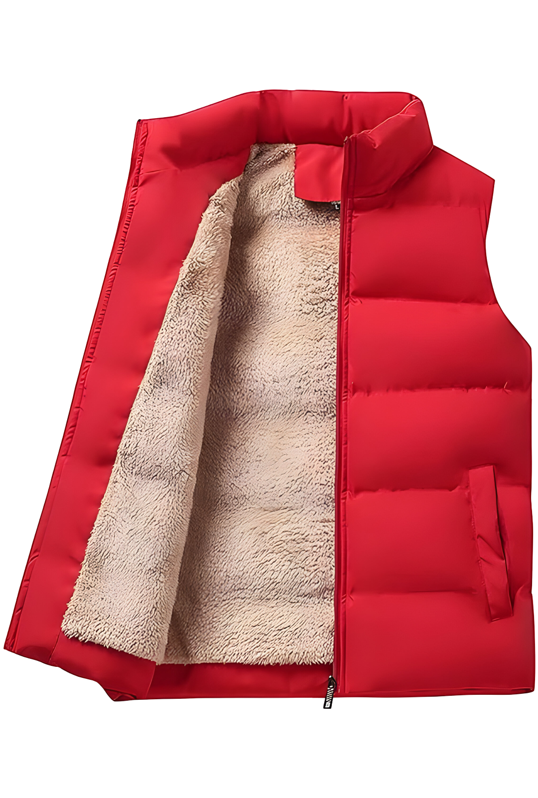 Men’s Padded Winter Vest | Warm Fleece Lined Sleeveless Gilet
