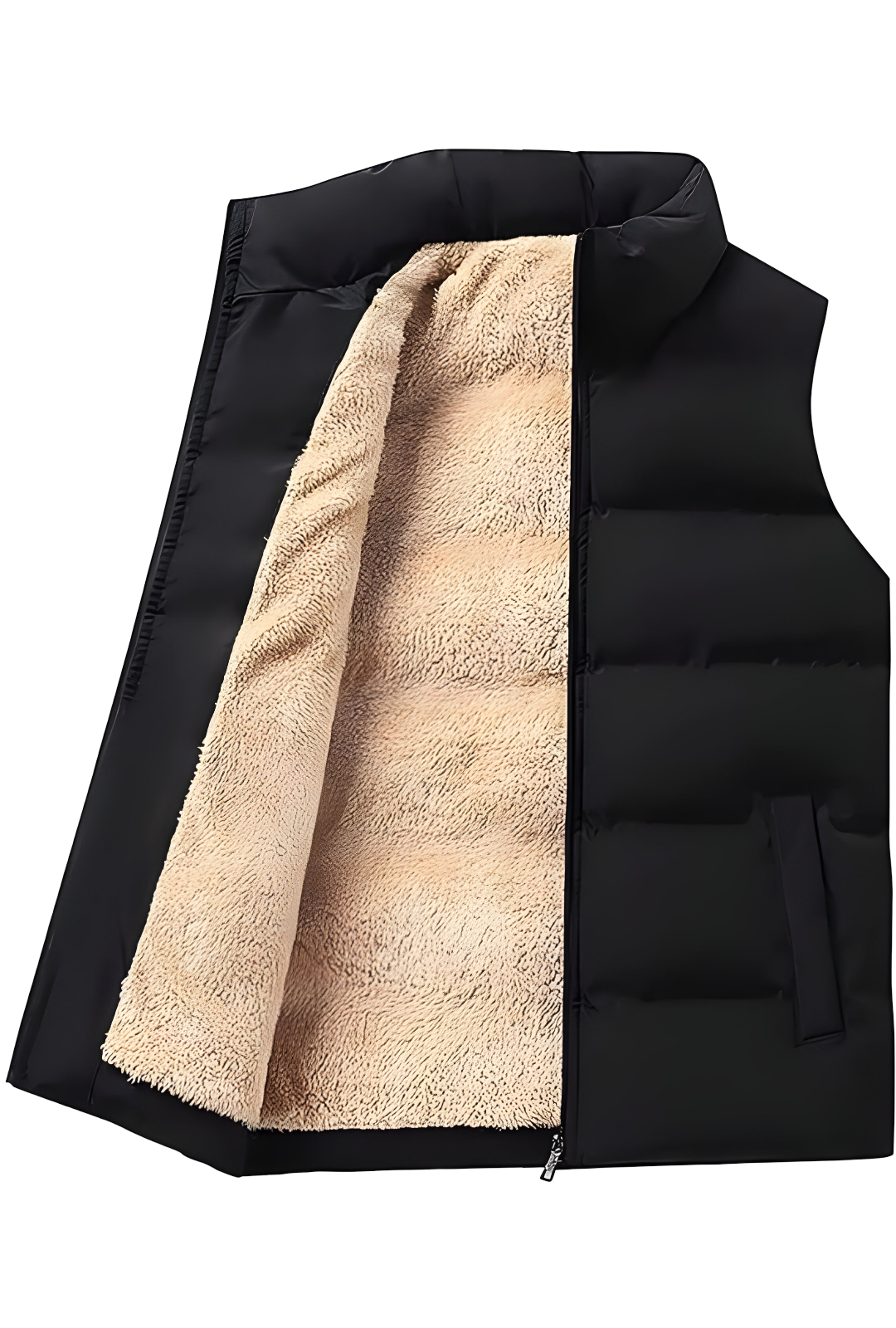 Men’s Padded Winter Vest | Warm Fleece Lined Sleeveless Gilet