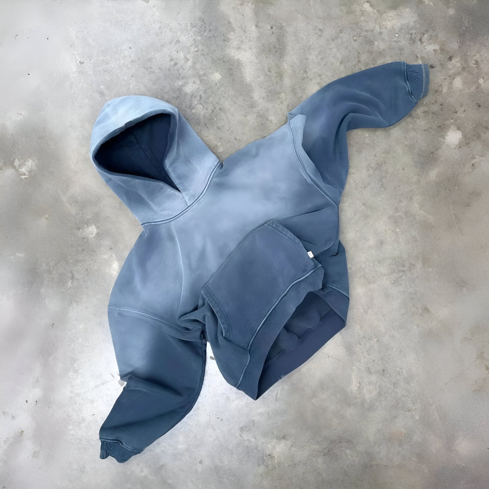 Men’s Oversized Graphic Hoodie – Long Sleeve Pullover