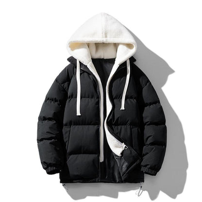 Women's Winter Jacket Padded Adjustable Hood Pockets