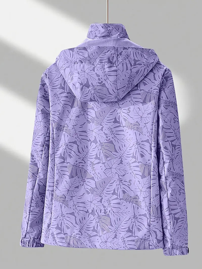 Women Waterproof Lightweight Jacket | Hooded Outdoor Windbreaker