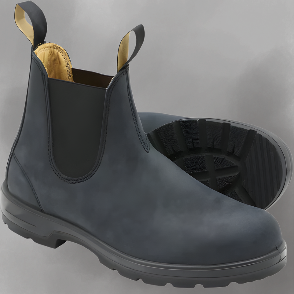 Leather Chelsea Slip-On Boots - Timeless Ankle Style