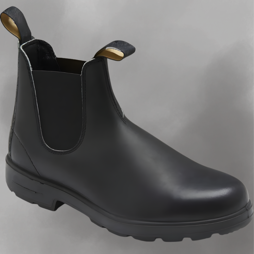 Leather Chelsea Slip-On Boots - Timeless Ankle Style