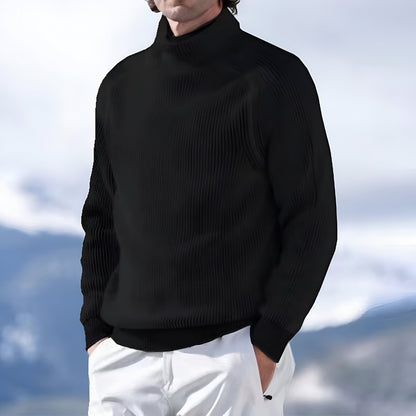 Men’s Warm Stylish Turtleneck Sweater | Long Sleeve Knitwear