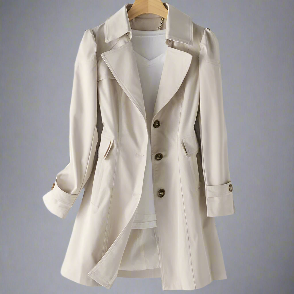 Women’s Lightweight Trench Coat | Stylish Smart Casual Long Sleeve