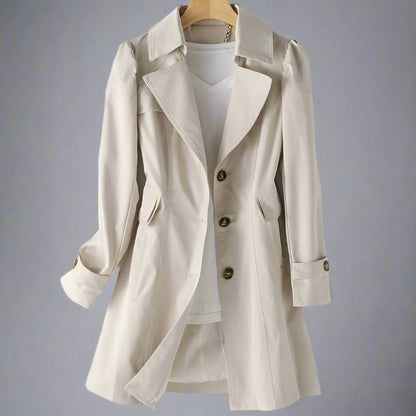 Women’s Lightweight Trench Coat | Stylish Smart Casual Long Sleeve