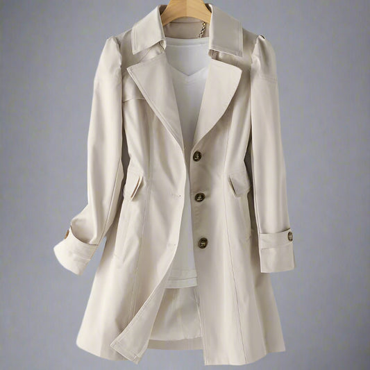 Women’s Lightweight Trench Coat | Stylish Smart Casual Long Sleeve