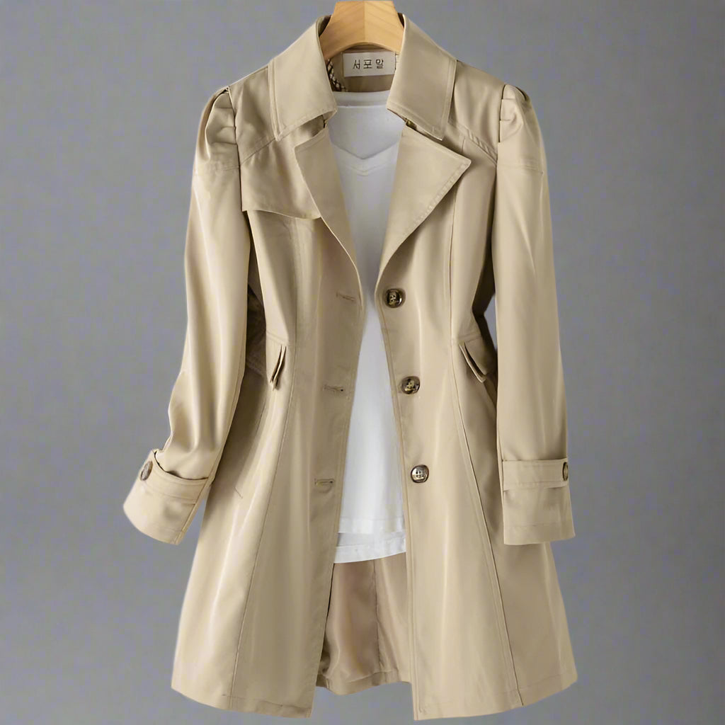 Women’s Lightweight Trench Coat | Stylish Smart Casual Long Sleeve