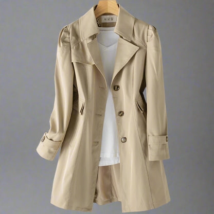 Women’s Lightweight Trench Coat | Stylish Smart Casual Long Sleeve