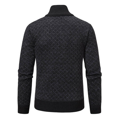 Men’s Smart Casual Full Zip Cardigan | Long Sleeve Knitwear