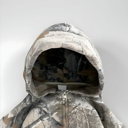 Men’s Oversized Camo Hoodie – Long Sleeve Streetwear