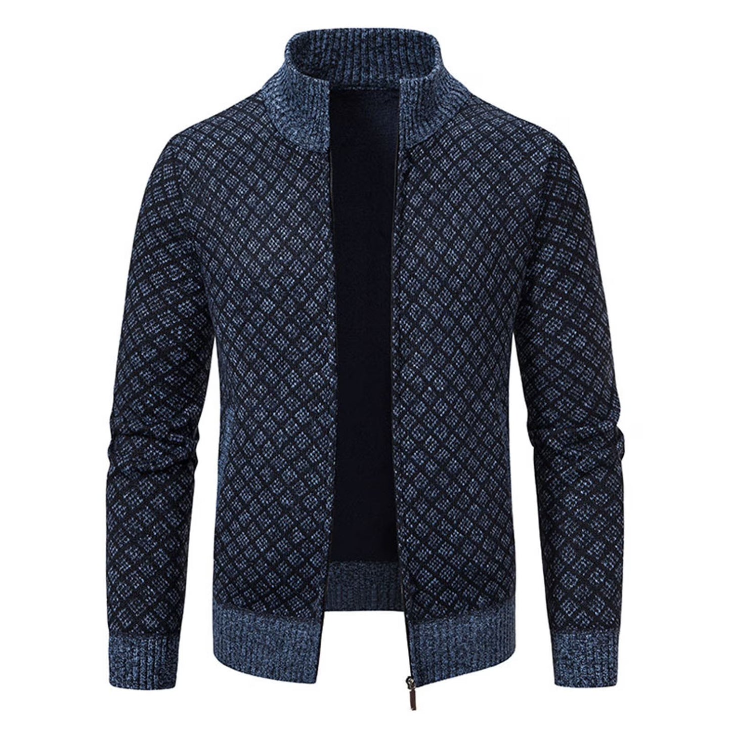 Men’s Smart Casual Full Zip Cardigan | Long Sleeve Knitwear