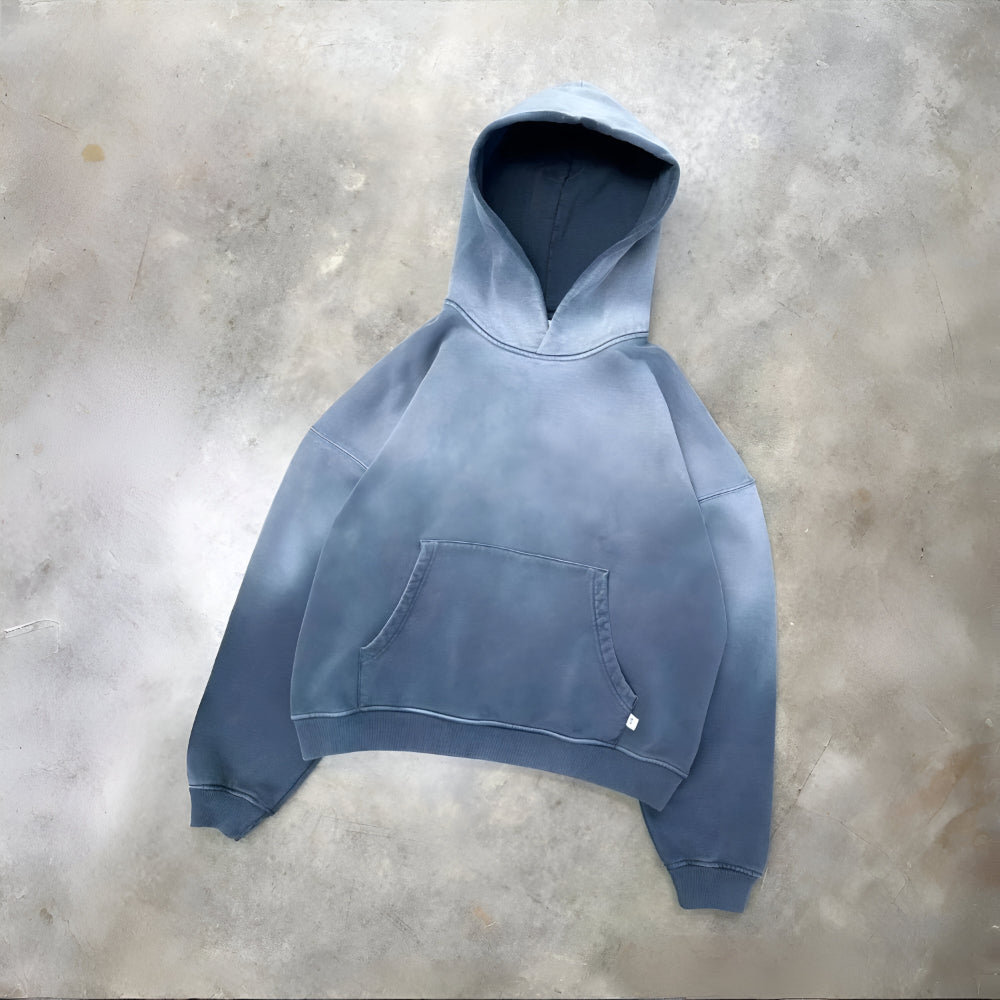 Men’s Oversized Graphic Hoodie – Long Sleeve Pullover