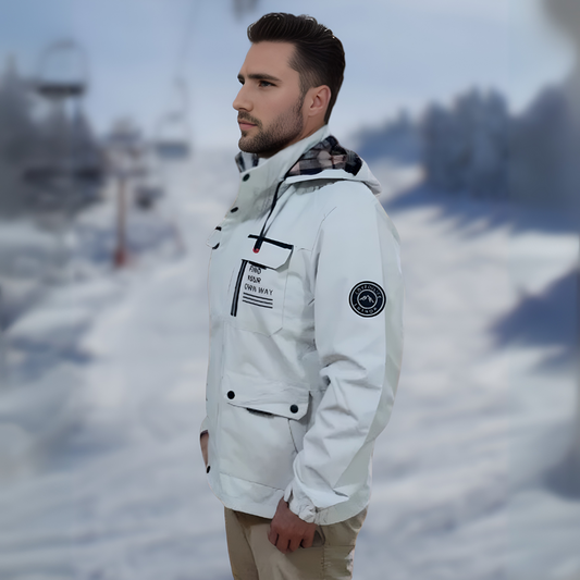 Men’s Warm Waterproof Winter Jacket | Hooded Padded Parka