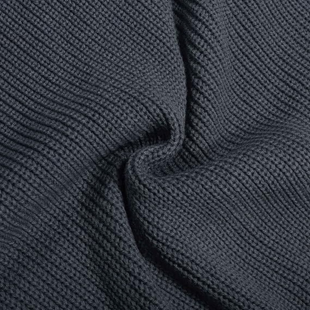 Men's Cardigan Knitted Warm Sweater Button-Up Classic Style 6