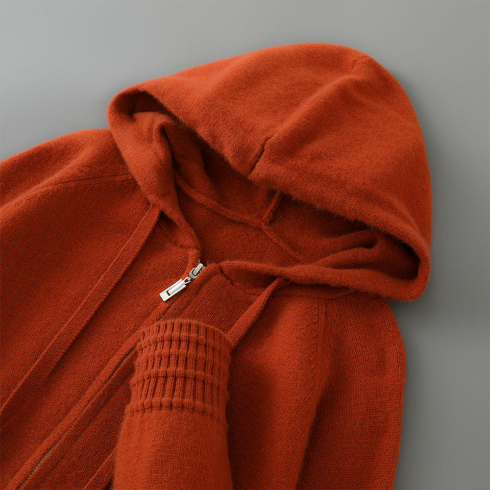 Men's Cashmere Blend Oversized Hoodie Cozy Comfort 2