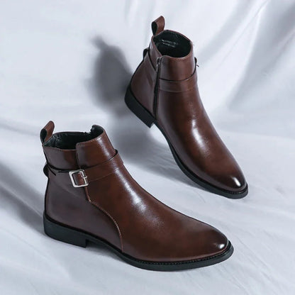 Men's Chelsea Boots Genuine Leather Stylish Footwear 5