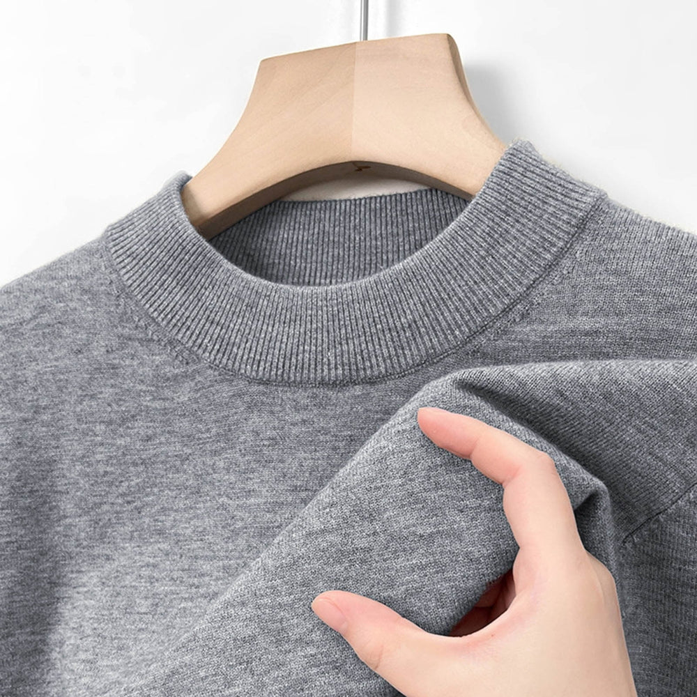 Men's Classic Turtleneck Sweater - Long Sleeve Pullover