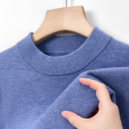 Men's Classic Turtleneck Sweater - Long Sleeve Pullover