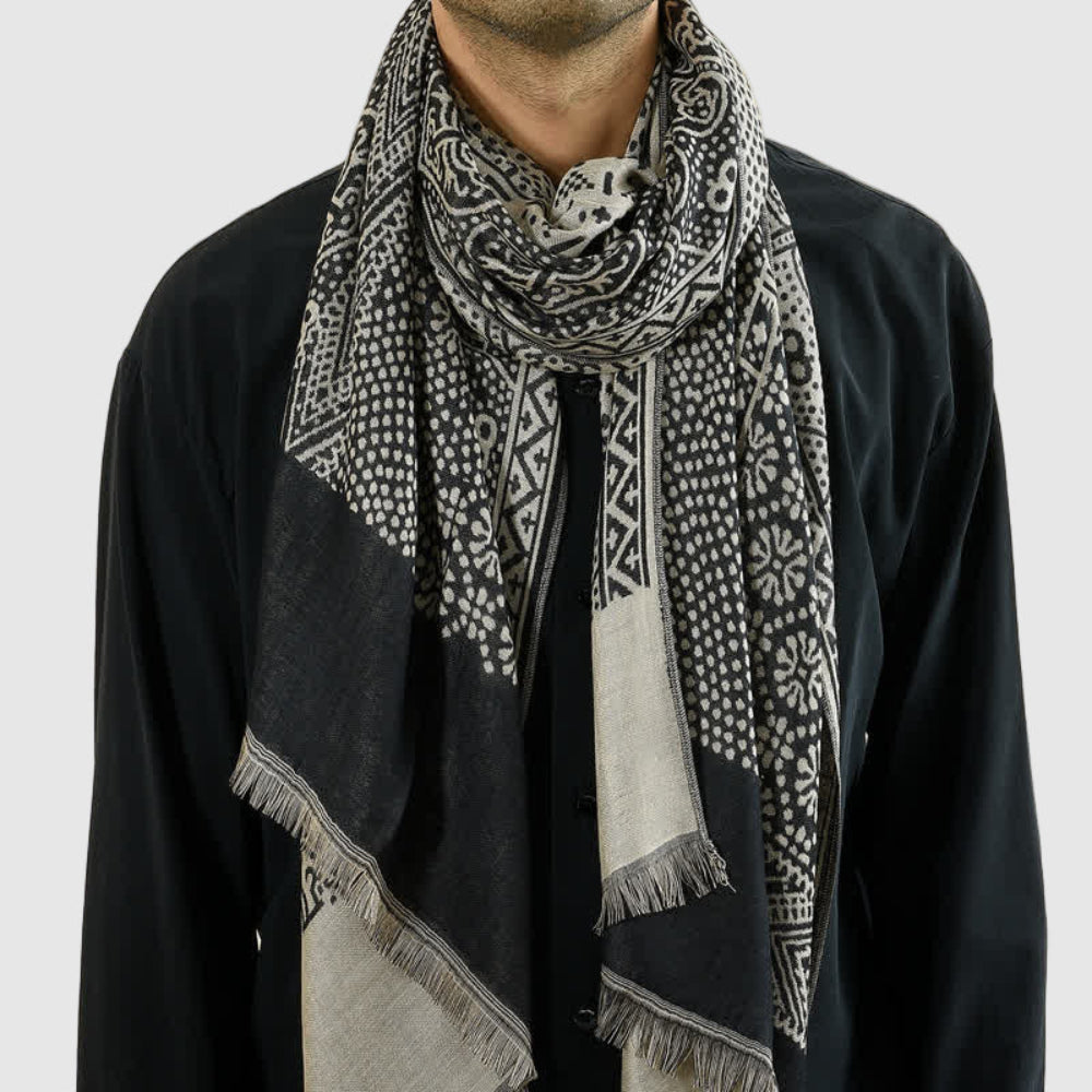 Men's Scarf Lightweight Stylish Warmth Fashion Accessory 4