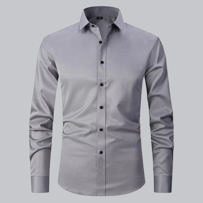 Men's Shirt Non-Iron Stretch Slim Fit Business Casual 10