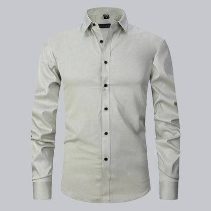 Men's Shirt Non-Iron Stretch Slim Fit Business Casual 18