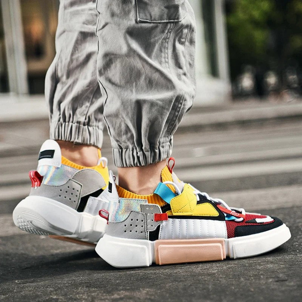 Men's Stylish Mesh Sneakers Lightweight Casual Style Wear 3