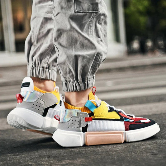 Men's Stylish Mesh Sneakers Lightweight Casual Style Wear 3